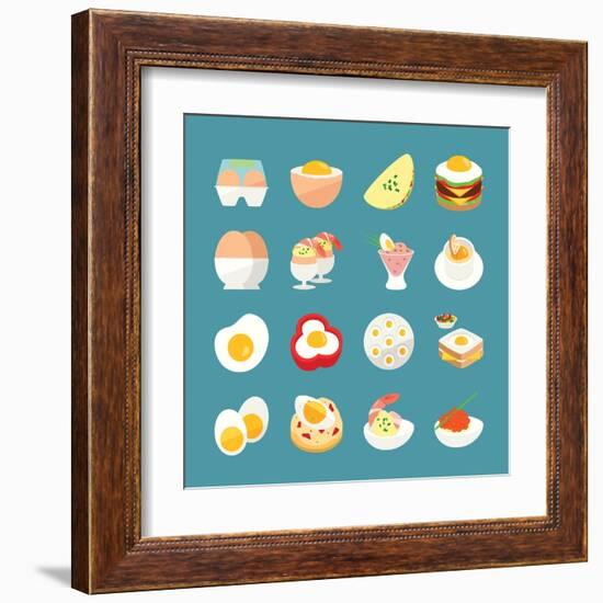 Egg Menu-kibsri-Framed Art Print