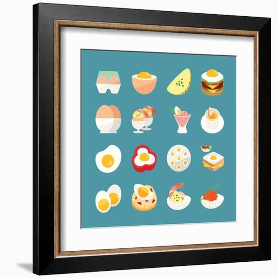 Egg Menu-kibsri-Framed Art Print