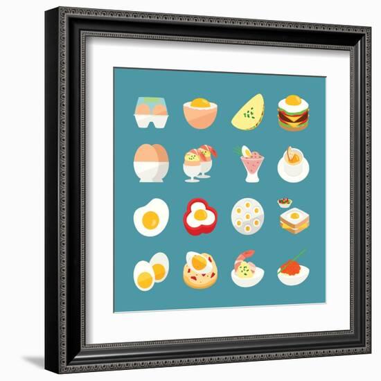 Egg Menu-kibsri-Framed Art Print