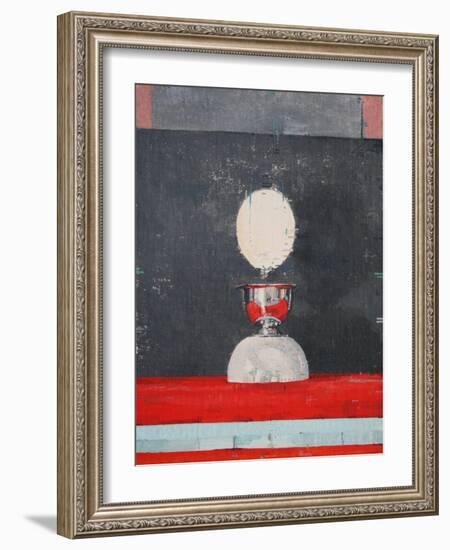 Egg over Red and Black-Charlie Millar-Framed Giclee Print