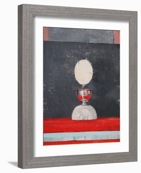 Egg over Red and Black-Charlie Millar-Framed Giclee Print