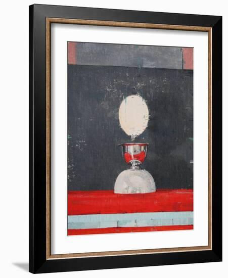 Egg over Red and Black-Charlie Millar-Framed Giclee Print