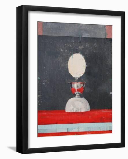 Egg over Red and Black-Charlie Millar-Framed Giclee Print