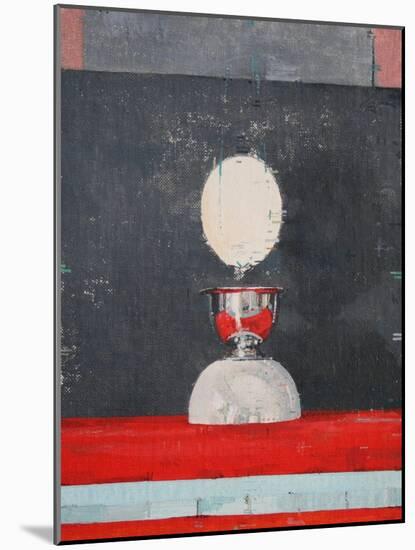 Egg over Red and Black-Charlie Millar-Mounted Giclee Print