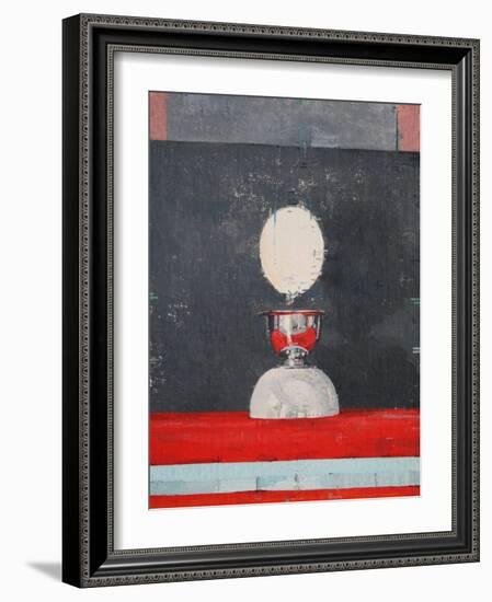 Egg over Red and Black-Charlie Millar-Framed Giclee Print