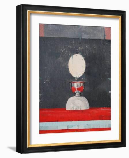 Egg over Red and Black-Charlie Millar-Framed Giclee Print