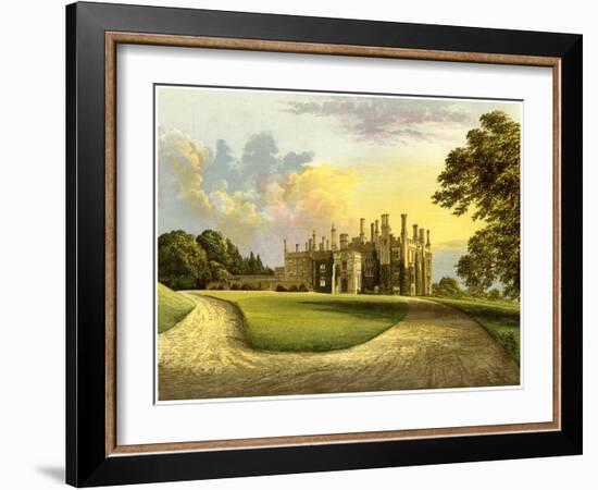 Eggesford House, Devon, Home of the Earl of Portsmouth, C1880-AF Lydon-Framed Giclee Print