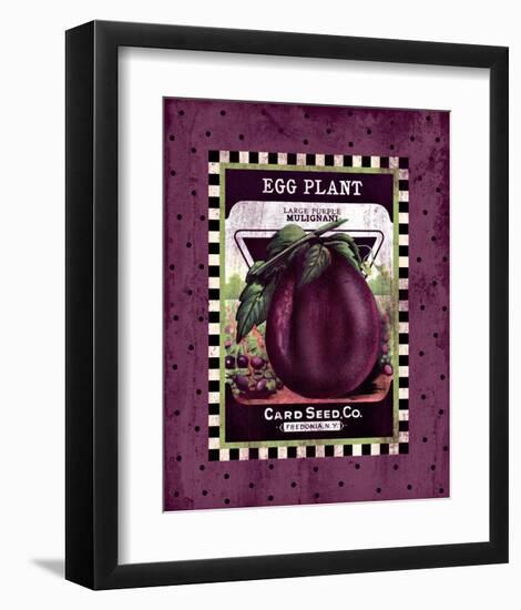 Eggplant Seed Pack-null-Framed Giclee Print