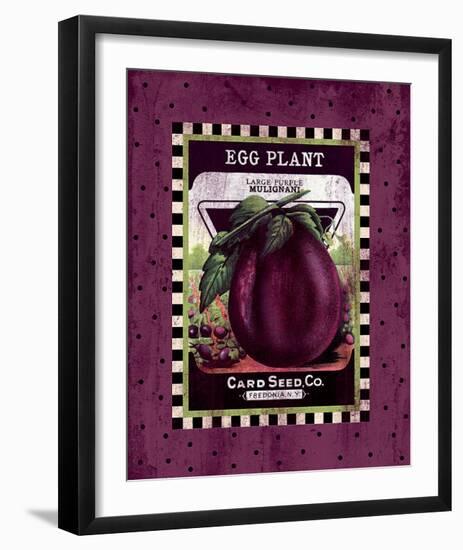 Eggplant Seed Pack-null-Framed Giclee Print