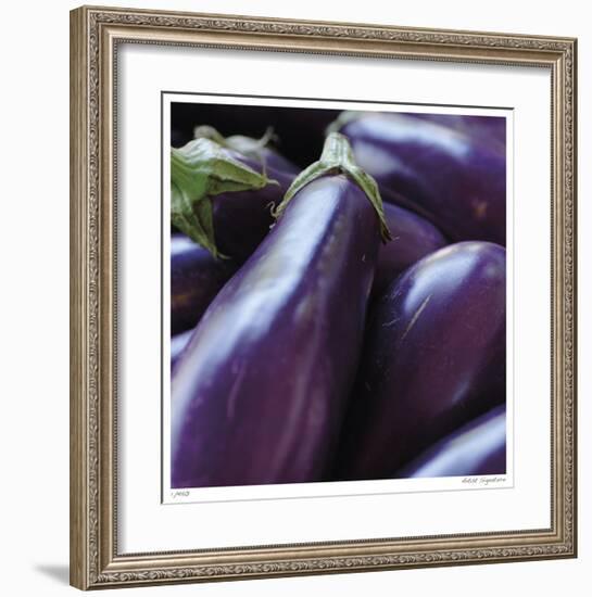 Eggplant-Stacy Bass-Framed Giclee Print