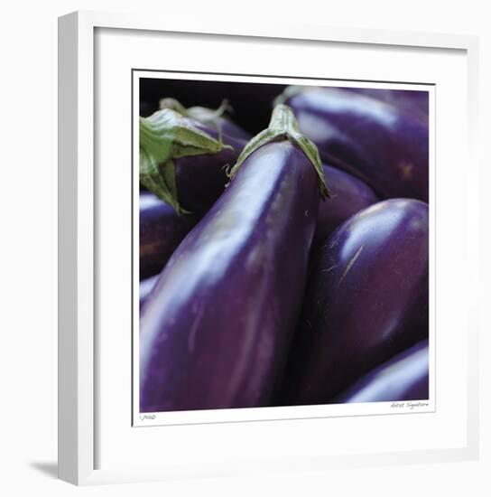 Eggplant-Stacy Bass-Framed Giclee Print