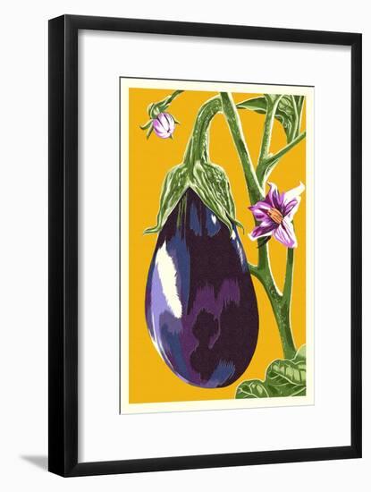 Eggplant-Lantern Press-Framed Art Print