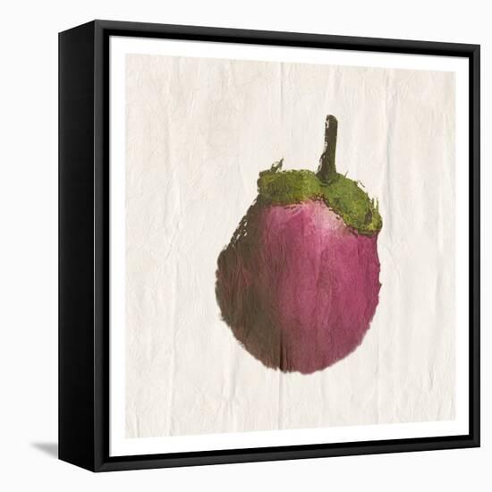 Eggplant-Sheldon Lewis-Framed Stretched Canvas
