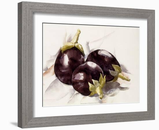 Eggplants, 1927-Charles Demuth-Framed Art Print