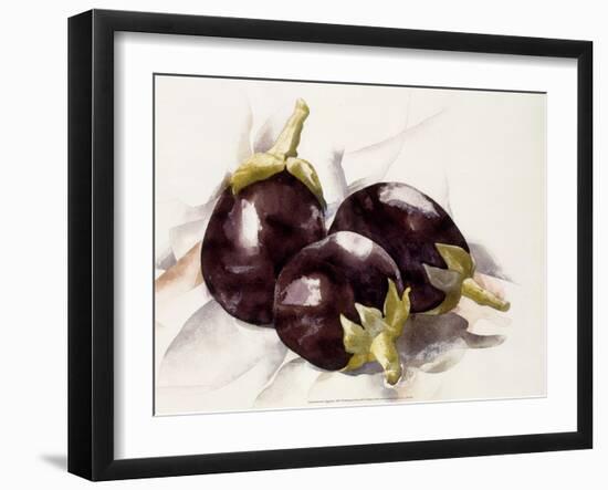 Eggplants, 1927-Charles Demuth-Framed Art Print