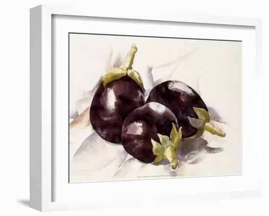 Eggplants, 1927-Charles Demuth-Framed Art Print