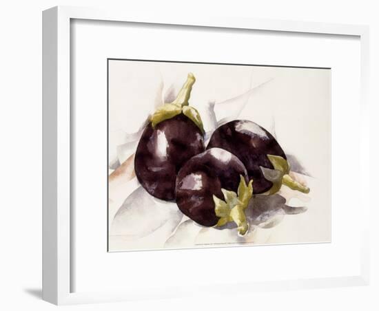 Eggplants, 1927-Charles Demuth-Framed Art Print