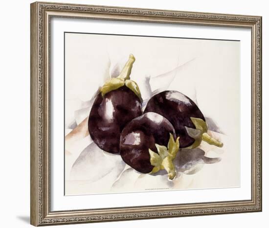 Eggplants, 1927-Charles Demuth-Framed Art Print