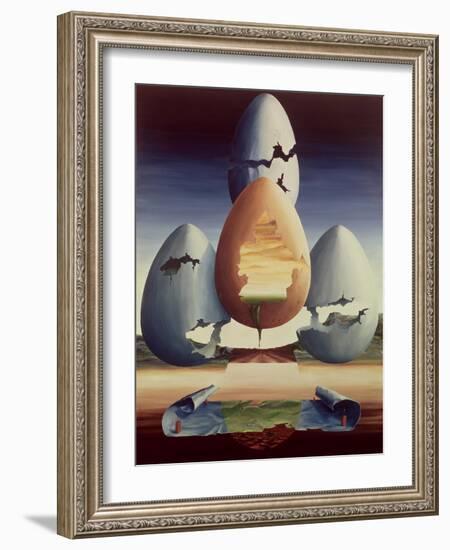 Eggs, 1971-Trevor Neal-Framed Giclee Print