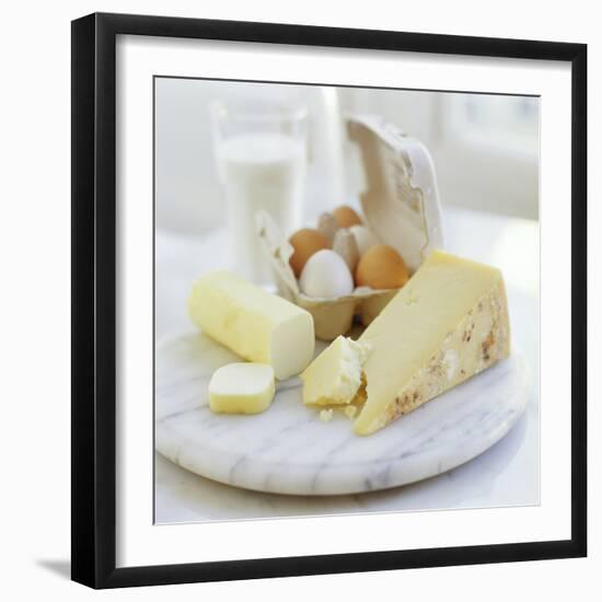 Eggs And Cheese-David Munns-Framed Premium Photographic Print