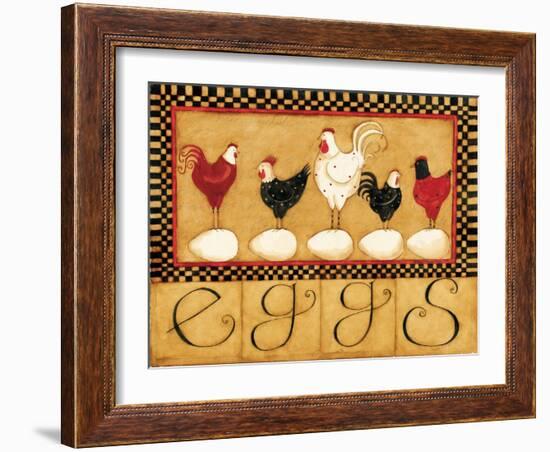 Eggs in a Row-Dan Dipaolo-Framed Art Print