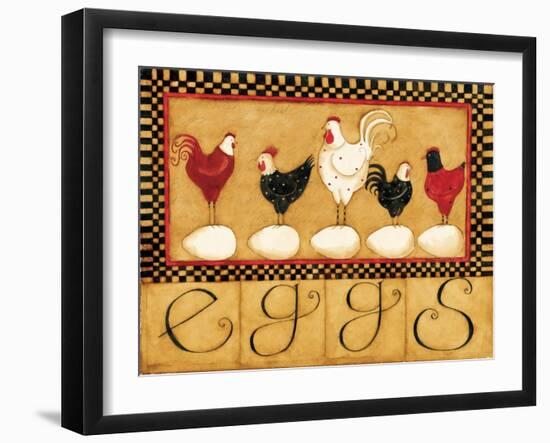 Eggs in a Row-Dan Dipaolo-Framed Art Print