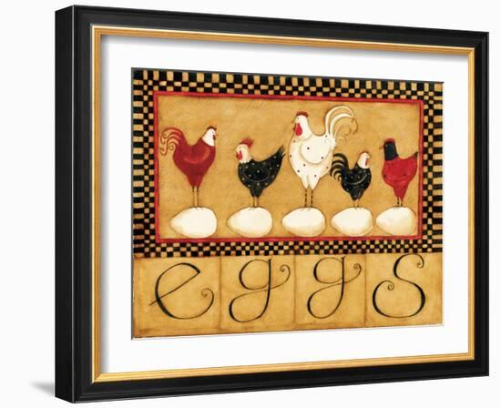 Eggs in a Row-Dan Dipaolo-Framed Art Print