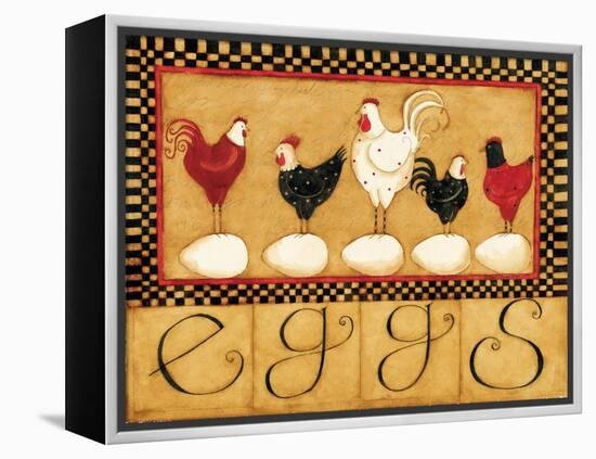 Eggs in a Row-Dan Dipaolo-Framed Stretched Canvas