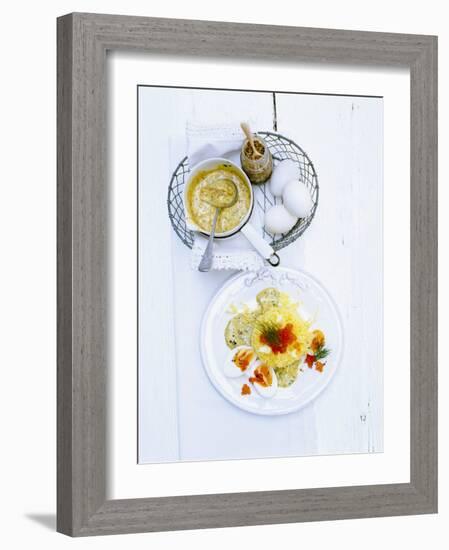 Eggs in Mustard Sauce with Potato Snow-Jan-peter Westermann-Framed Photographic Print