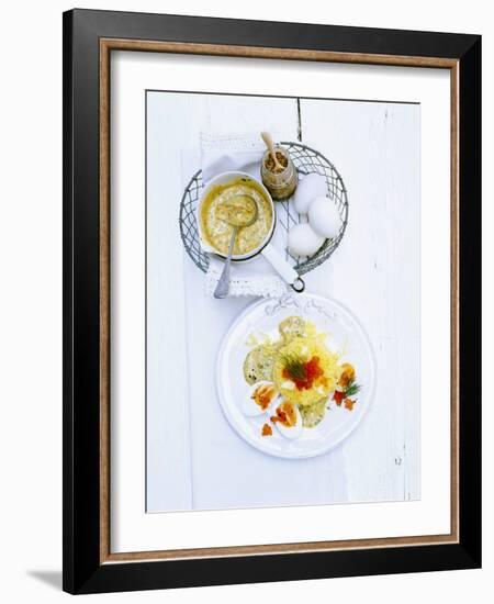 Eggs in Mustard Sauce with Potato Snow-Jan-peter Westermann-Framed Photographic Print