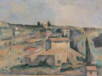 Countryside near Bellevue, copy after Cezanne by Egisto Paolo Fabbri, c. 1890-95. Italy-Egisto Paolo Fabbri-Art Print