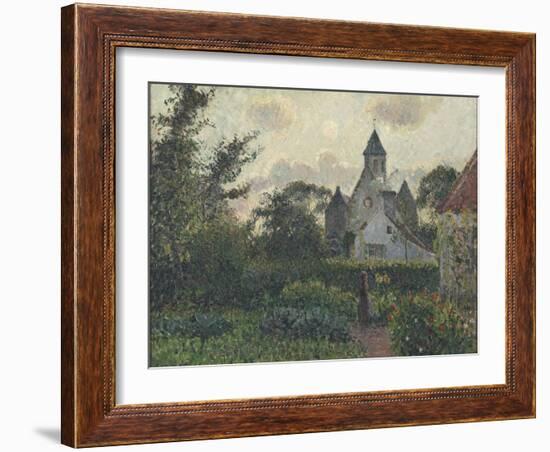 Eglise de Knocke (Belgique)-Camille Pissarro-Framed Giclee Print