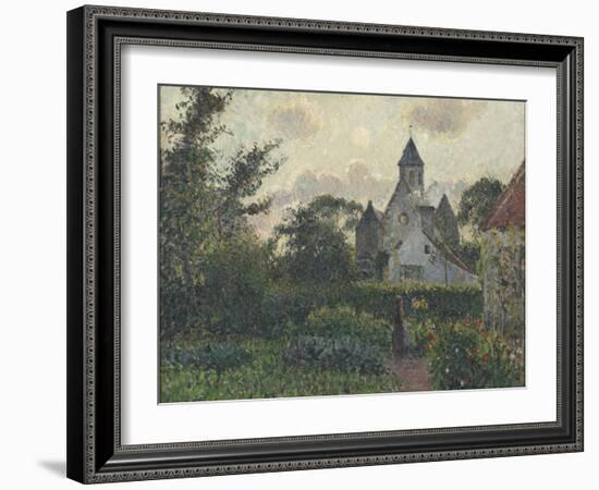 Eglise de Knocke (Belgique)-Camille Pissarro-Framed Giclee Print