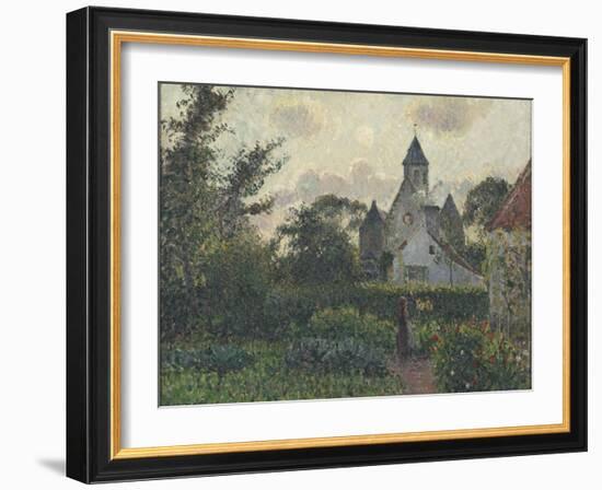 Eglise de Knocke (Belgique)-Camille Pissarro-Framed Giclee Print