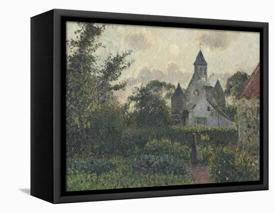 Eglise de Knocke (Belgique)-Camille Pissarro-Framed Premier Image Canvas