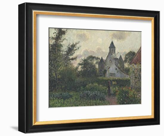 Eglise de Knocke (Belgique)-Camille Pissarro-Framed Giclee Print