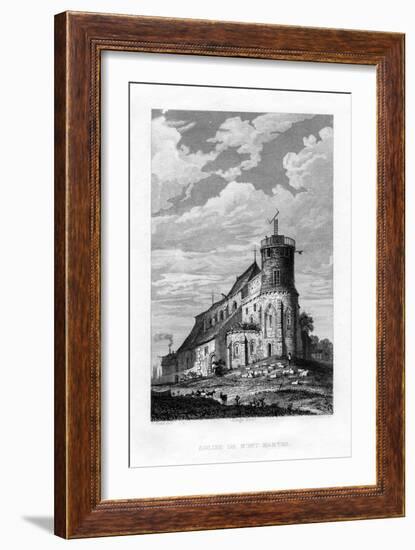 Eglise De Mont Martre, Paris, France, 1829-PJ Havell-Framed Giclee Print