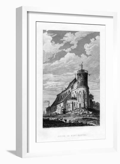 Eglise De Mont Martre, Paris, France, 1829-PJ Havell-Framed Giclee Print