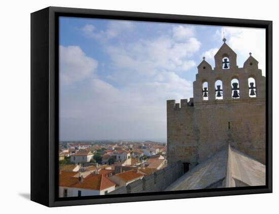 Eglise de Notre-Dame-de-la-Mer Bell Tower, St. Maries de la Mer, France-Lisa S. Engelbrecht-Framed Premier Image Canvas