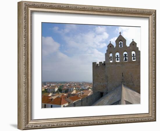 Eglise de Notre-Dame-de-la-Mer Bell Tower, St. Maries de la Mer, France-Lisa S. Engelbrecht-Framed Photographic Print