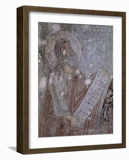 Eglise des Saints Archanges, arc triomphal de l'abside : prophète Isaïe (registre supérieur)-null-Framed Giclee Print
