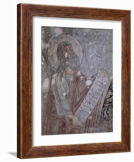 Eglise des Saints Archanges, arc triomphal de l'abside : prophète Isaïe (registre supérieur)-null-Framed Giclee Print
