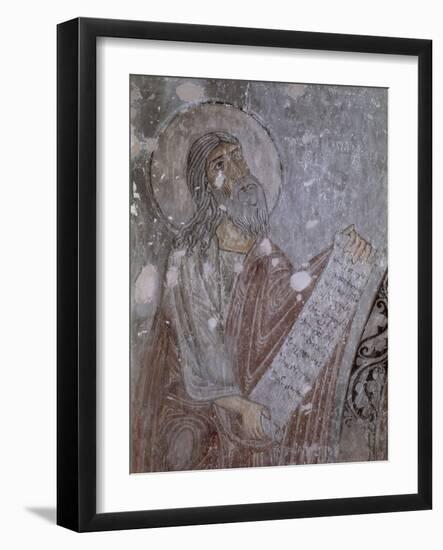 Eglise des Saints Archanges, arc triomphal de l'abside : prophète Isaïe (registre supérieur)-null-Framed Giclee Print