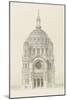 Eglise Saint-Augustin (Paris): Main Facade Elevation-Victor Baltard-Mounted Giclee Print