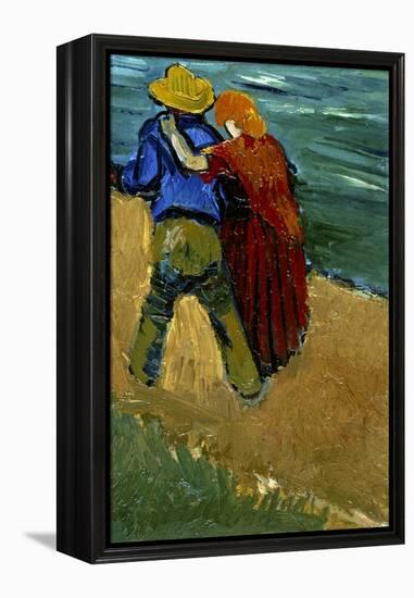 Eglogue En Provence - Un Couple D'Amoureux, 1888-Vincent van Gogh-Framed Premier Image Canvas