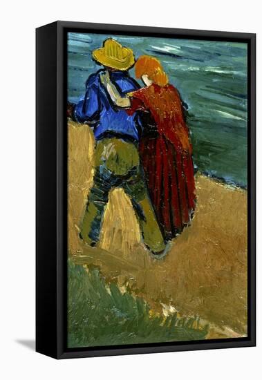 Eglogue En Provence - Un Couple D'Amoureux, 1888-Vincent van Gogh-Framed Premier Image Canvas