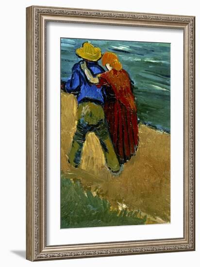 Eglogue En Provence - Un Couple D'Amoureux, 1888-Vincent van Gogh-Framed Giclee Print