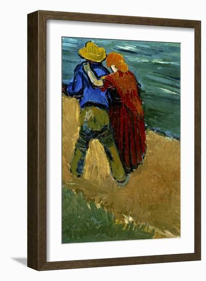 Eglogue En Provence - Un Couple D'Amoureux, 1888-Vincent van Gogh-Framed Giclee Print