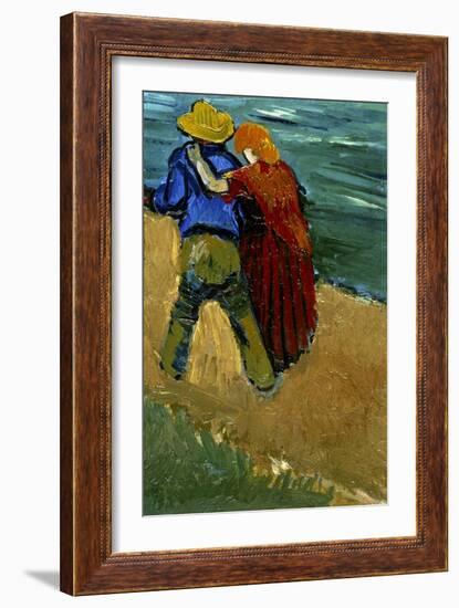 Eglogue En Provence - Un Couple D'Amoureux, 1888-Vincent van Gogh-Framed Giclee Print