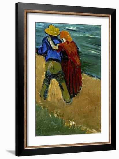 Eglogue En Provence - Un Couple D'Amoureux, 1888-Vincent van Gogh-Framed Giclee Print